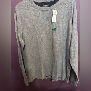 L.L. Bean Gray Long Sleeve Tee